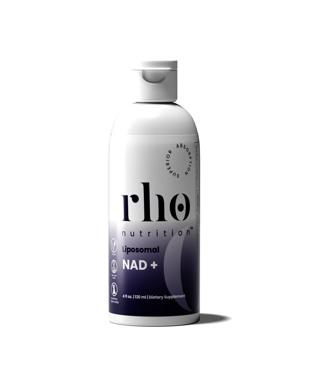 Rho Nutrition Liposomal NAD+ – Liquid Supplement Designed to Help Support Absorption – Active Form of NAD+ Helps Support Normal Cellular Health, Healthy Aging, Energy Metabolism and Overall Vitality